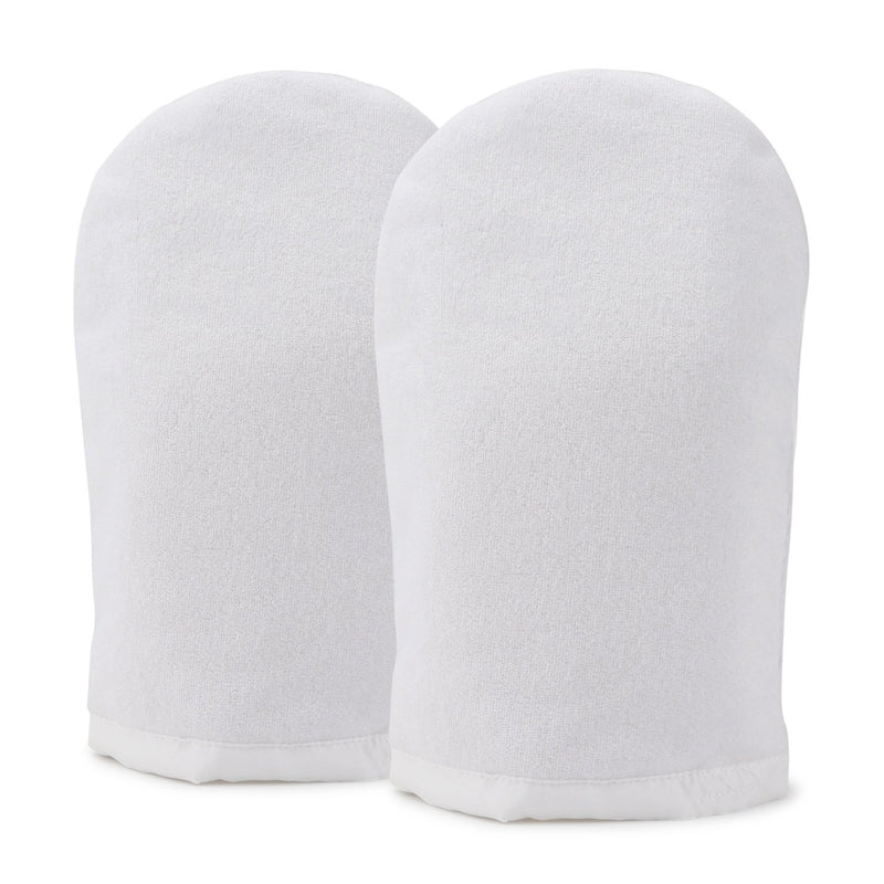 Paraffin Wax Mitts, Segbeauty Paraffin Bath Treatment Terry Cloth Gloves for Hand & Feet, Insulated Mitt for Heat Therapy Spa, Therabath, Great for Paraffin Wax Machine- White Normal - BeesActive Australia