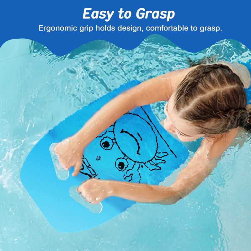 MoKo Swim Kickboard, Cartoon Swimming Training Kick Board Pool Exercise Equipment Promote Natural Swimming Position Water Fun Tool for Kids Sky Blue - BeesActive Australia