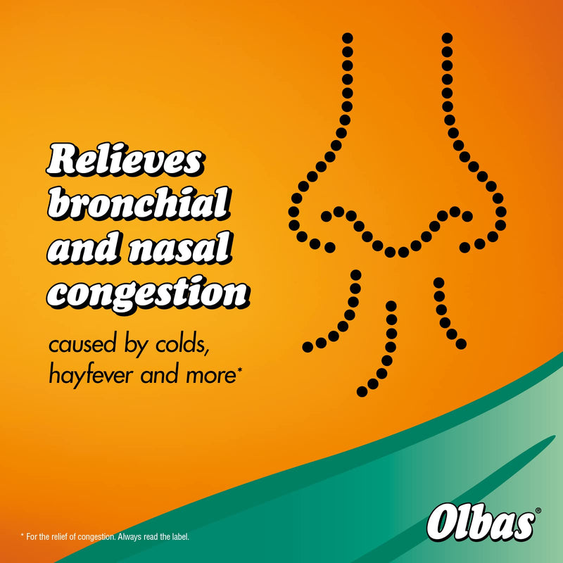 Olbas Nasal Inhaler - Nasal stick - relief from catarrh, colds and blocked sinuses,1 count - BeesActive Australia