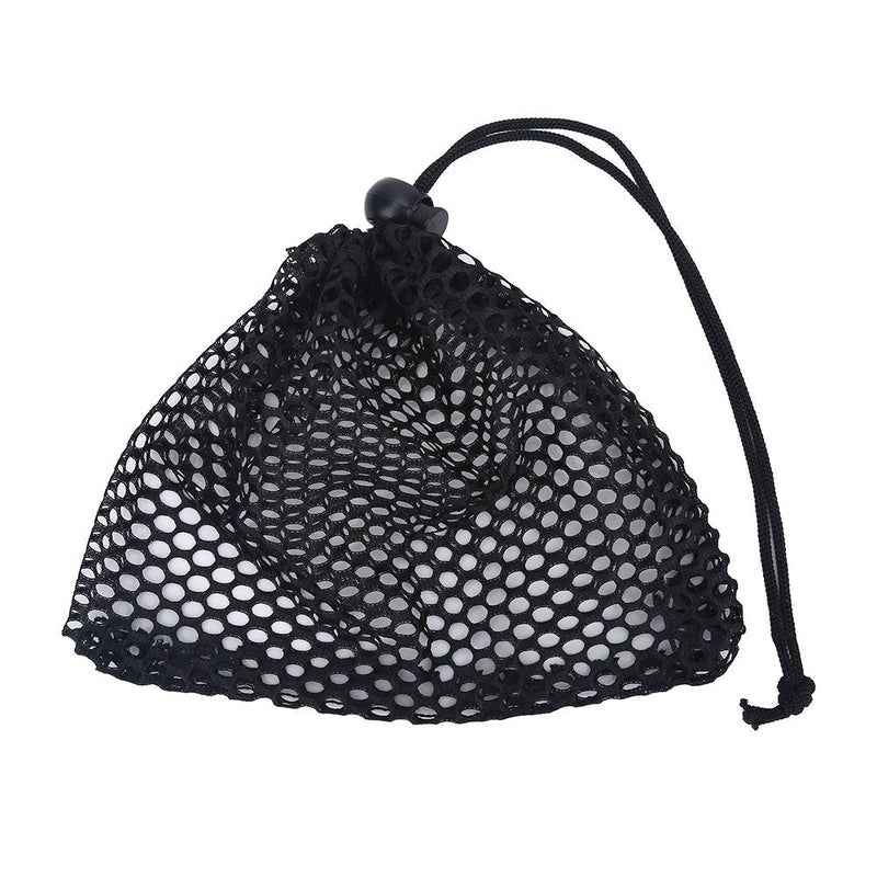 Tbest 3 Size Nylon Mesh Drawstring Pouch Golf Balls Holder Storage Bag Black Small - BeesActive Australia