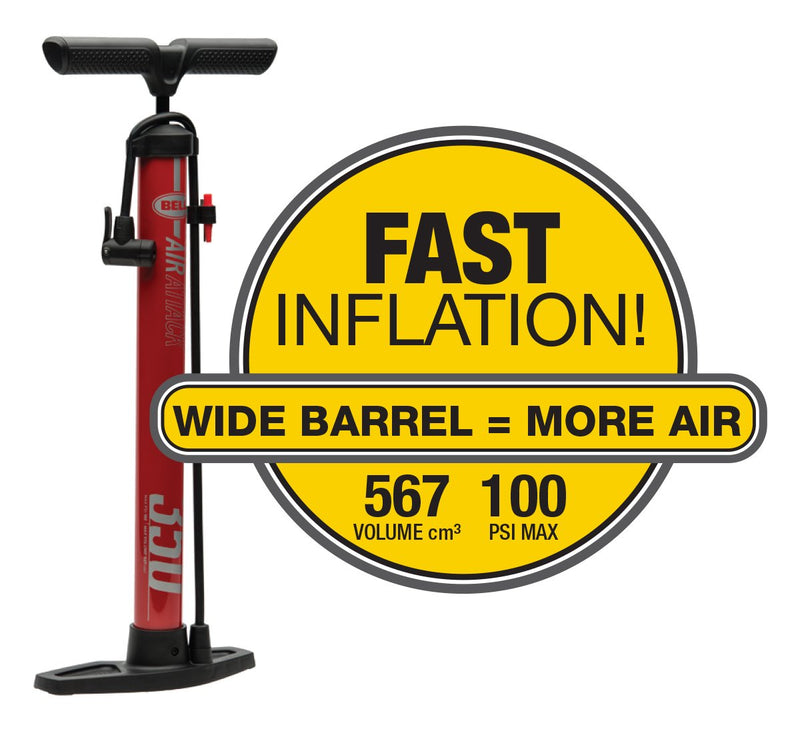 Bell Air High Volume Bicycle Pump - BeesActive Australia