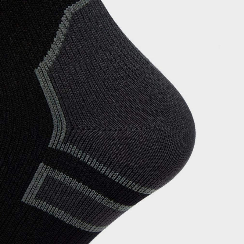 Bridgedale StormSock Lightweight Ankle Waterproof Breathable Sock, Black/Mid Grey, XL - BeesActive Australia