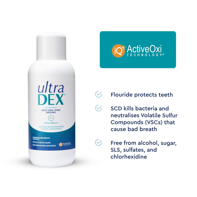 UltraDEX Daily Oral Rinse, Original 500 ml 500 ml (Pack of 1) - BeesActive Australia