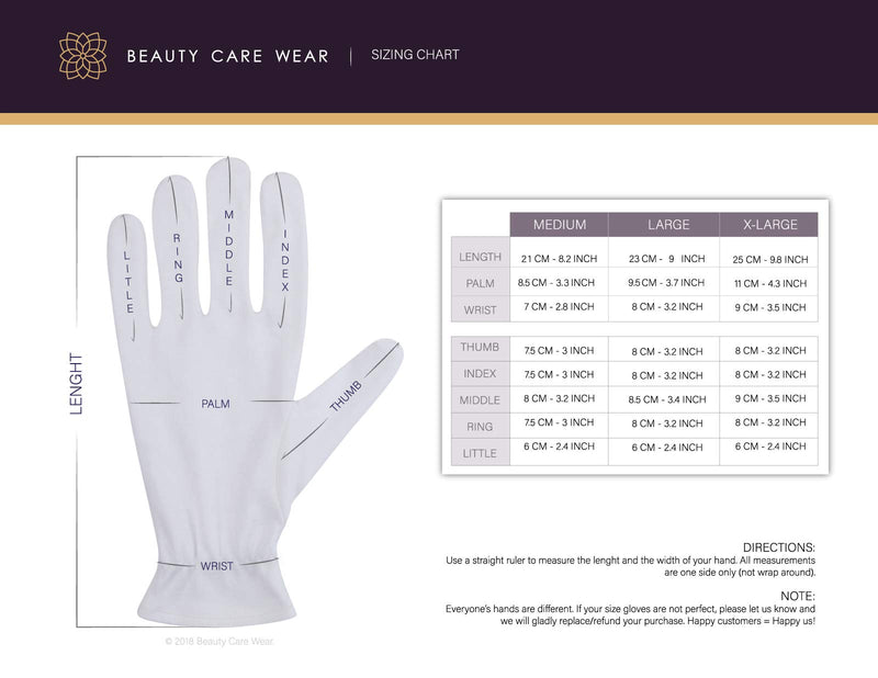 White Cotton Gloves for Dry Hands and Eczema - Overnight Hand Moisturizing & Sleeping Lotion Spa Skin Repair for Women - 20 Medium Glove Liners by Beauty Care Wear White - BeesActive Australia