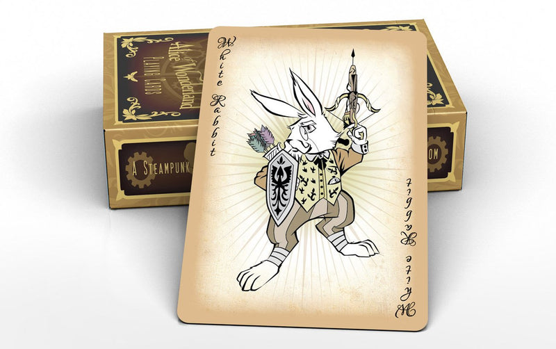 [AUSTRALIA] - Alice of Wonderland Playing Cards - Gold Edition 