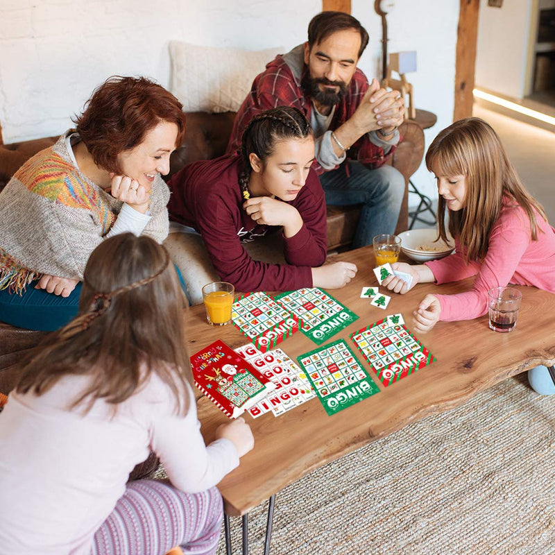 Christmas Bingo Game Party Supplies - Xmas Gifts for Kids 24 Players - BeesActive Australia