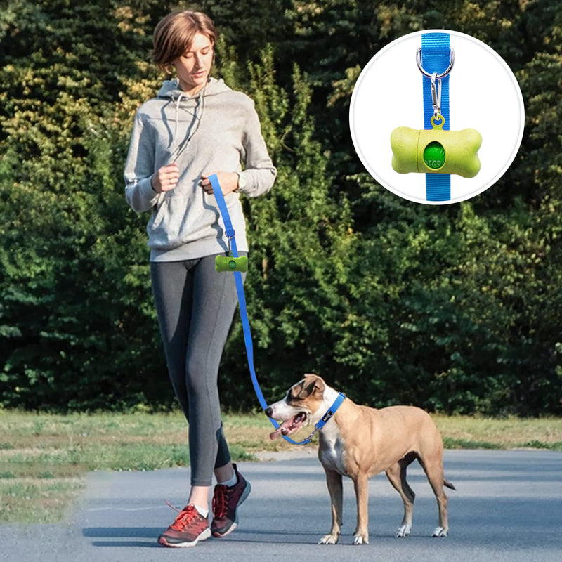 azuza 3 Pack Nylon Dog Leashes,Strong & Durable Basic Leash 4/5/6 FT with Easy to Use Collar Hook,Available in Multiple Length S: 5/8"x 6 FT (Pack of 3) 1#Blue - BeesActive Australia