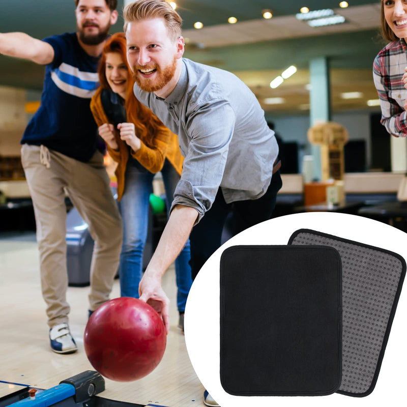 Anglecai 2 Pack Bowling Ball Towel Microfiber, 10 x 8 Inch Microfiber Bowling Towel Cleaner Bowling Ball Cleaning Pad with EZ Grip Bowling Shammy Towel for Cleaning Bowling Balls - BeesActive Australia