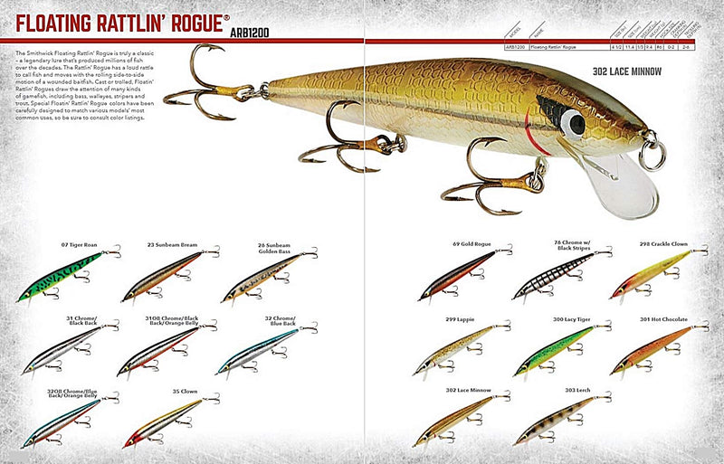 [AUSTRALIA] - Smithwick Lures Floating Rattlin' Rogue Fishing Lure Chrome/Blue Back/Orange Belly 