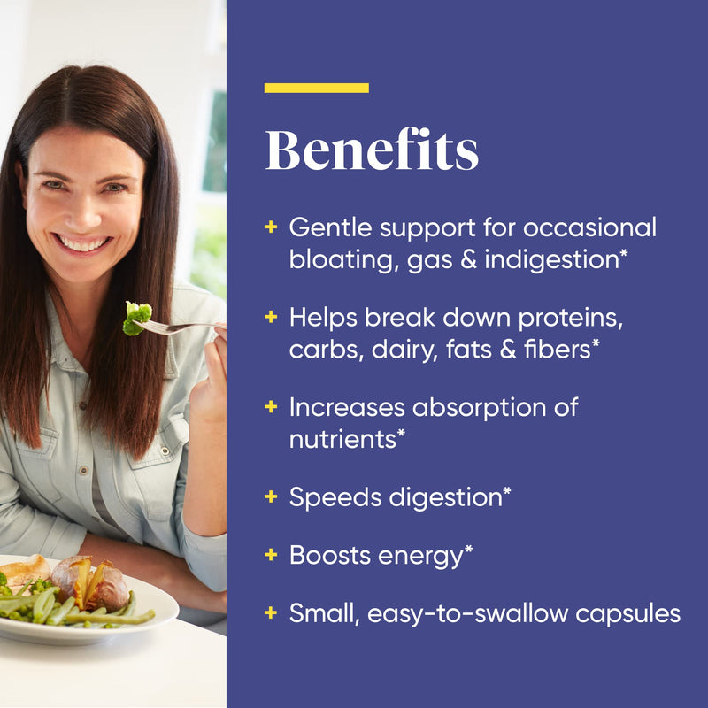 ENZYMEDICA - Digest Basic (180 Capsules) | Digestive Enzymes Supplements | Digestive Enzymes Blend for Sensitive Stomachs, Nutrient Supplements, Gut Health Supplement, Easy Digest, Vegan, Dairy Free 180 Count (Pack of 1) - BeesActive Australia