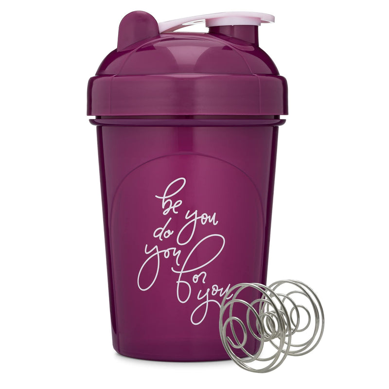 GOMOYO [2 Pack] 20-Ounce Shaker Bottle with Motivational Quotes (Plum & Rose) | Protein Shaker Bottle with Mixer Agitators | Shaker Bottle for Protein Mixes Pack is BPA Free and Dishwasher Safe 20 Ounces | 2 Pack Plum & Rose - BeesActive Australia