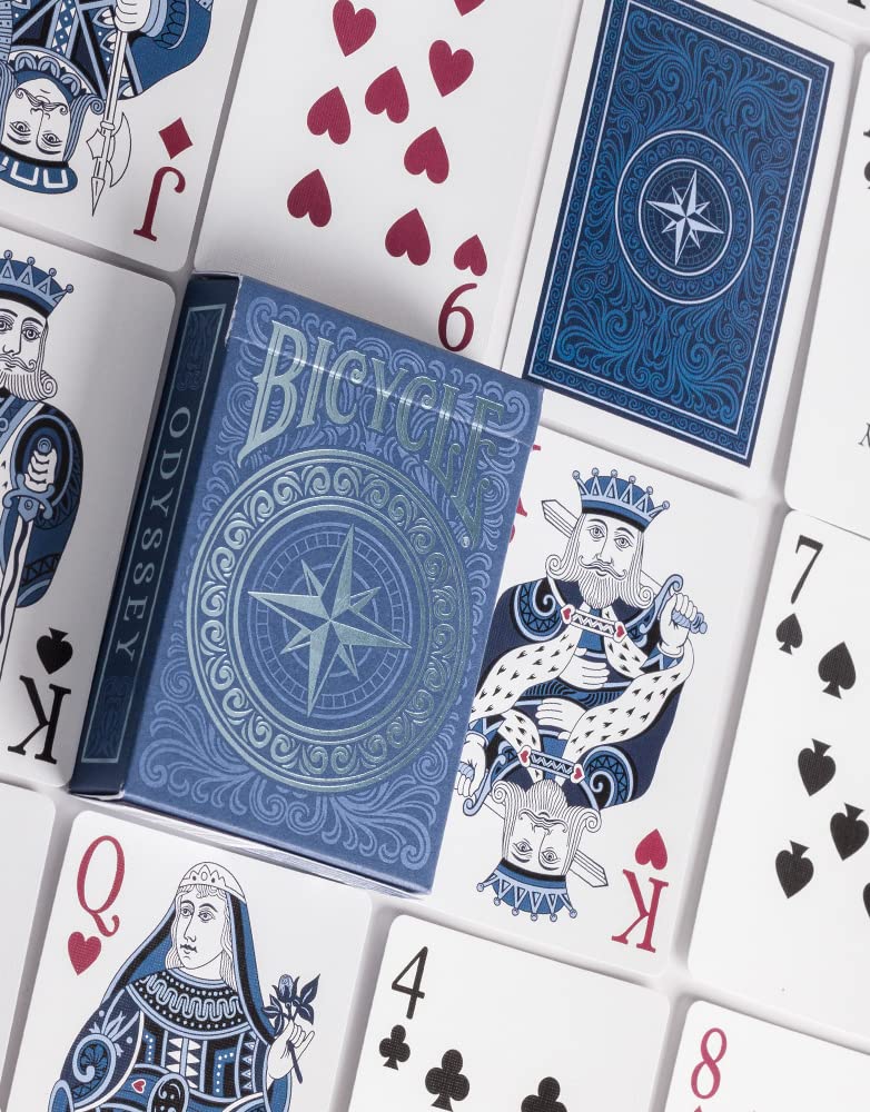Bicycle Odyssey Playing Cards , Blue - BeesActive Australia