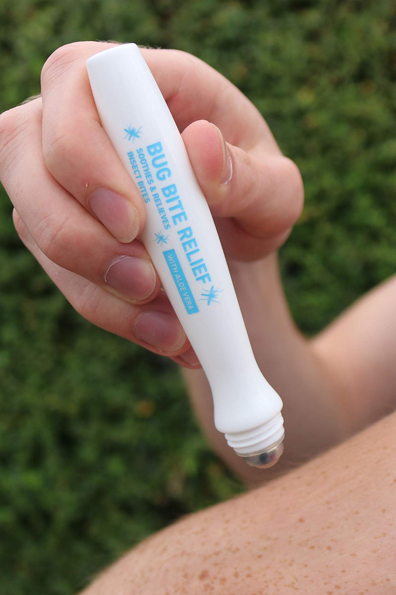 Mountain Warehouse Bug Bite Relief Pen with Aloe Vera - Ideal for Camping, Outdoor & Hiking White - BeesActive Australia