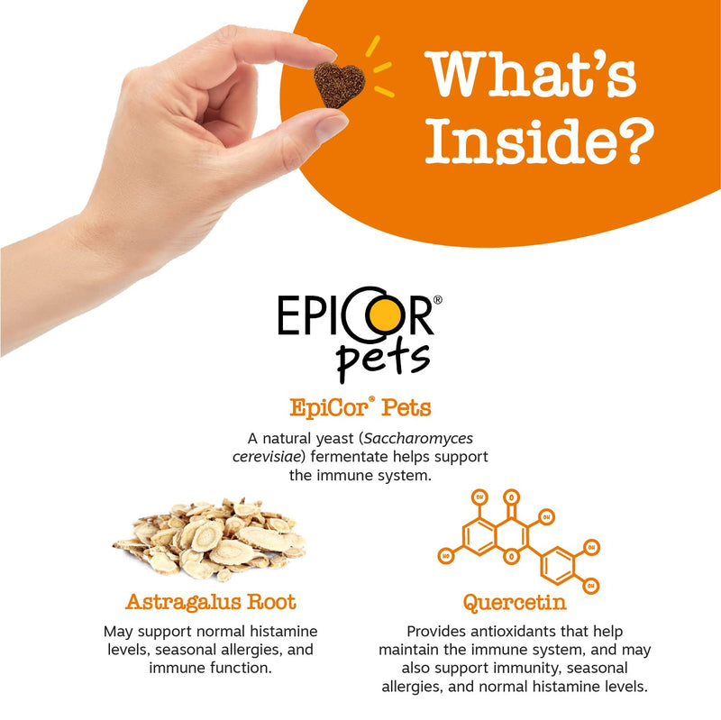 Zesty Paws Aller-Immune Soft Chews for Cats - with L-Lysine, EpiCor, Astragalus Root, Quercetin & Antioxidants - Advanced Functional Supplement for Cat Immune Support - Bacon Flavor - 60 Count - BeesActive Australia