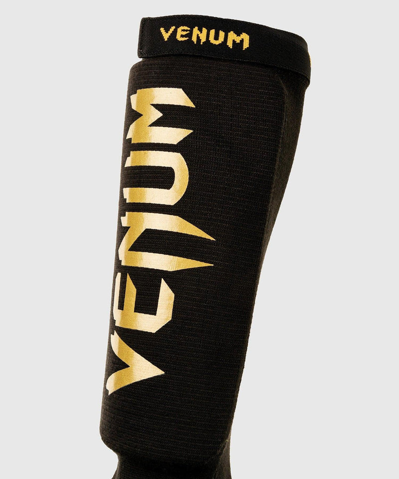 Venum Kontact Shin Guards X-Small Black/Gold - BeesActive Australia