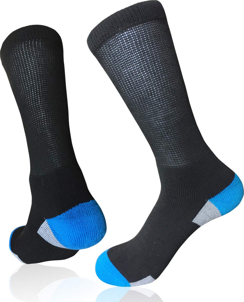 Womens Diabetic Athletic Crew Socks Non Binding Extra Wide bariatric Socks for Large Size Lympaedema Edema Swollen Foot - BeesActive Australia