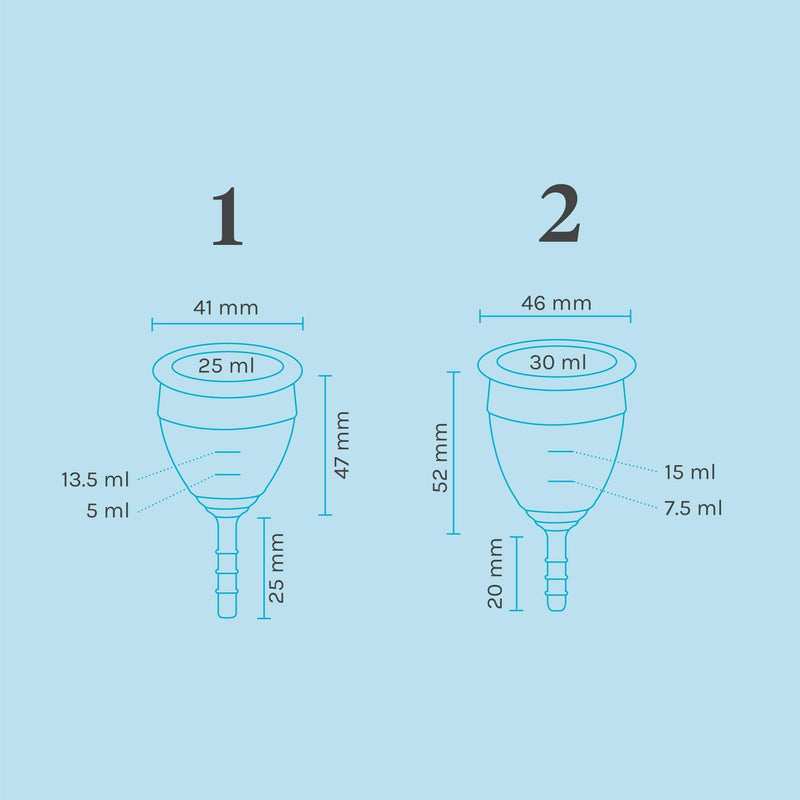 Lunette Reusable Menstrual Cup - Yellow - model 2 For Normal Or Heavy Flow - (En Version) - BeesActive Australia