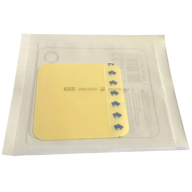 Pack of 10 Cutiderm Sterile Hydrocolloid Extra Thin Adhesive Wound Dressing 7.5cm x 7.5cm - for Cuts, Grazes, Superficial and Partial Thickness Burns, Pressure sores, and Venous Leg ulcers 1 Count (Pack of 1) - BeesActive Australia