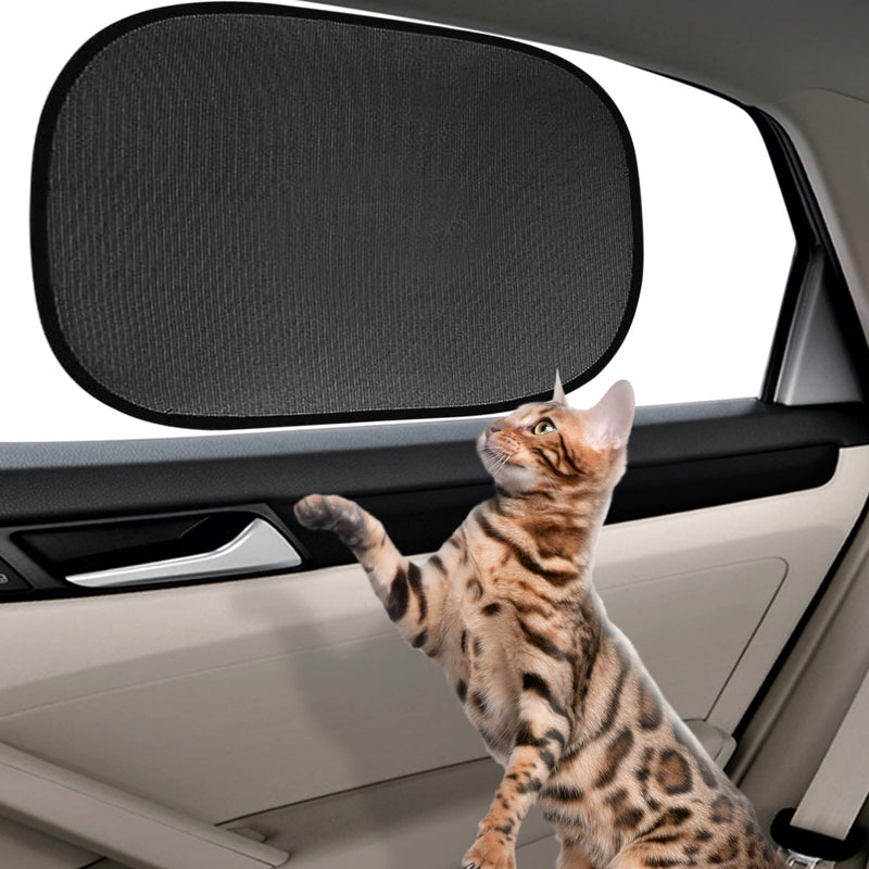 Carroo Dog and Cat Sunshade, Covers and Shields Pets and Interior from Sun Rays, Ideal for Side and Rear Windows, Keep Interior Cool, Premium Quality, 3-Pcs - BeesActive Australia