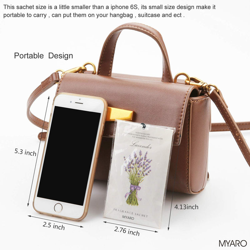 MYARO 12 Packs Lavender Scented Sachets Air Freshener for Drawer and Closet, Long-Lasting Sachets Bags Drawer deodorizers Fresh Scents, Home Fragrance Sachet for Lover - BeesActive Australia