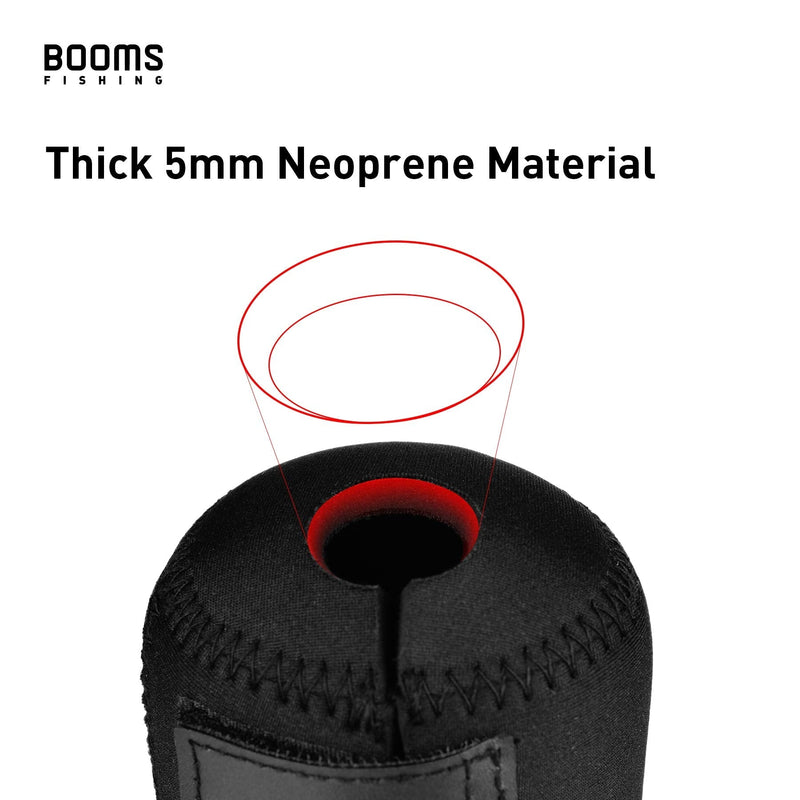 Booms Fishing RC1 Neoprene Reel Cover, Round Baitcasting Reels Cover, Fit for 400 800 1000 2000 3000 Reels, S/M/L Size S (400 Reels) - BeesActive Australia