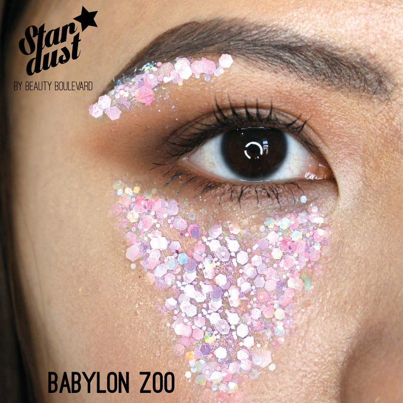 BEAUTYBLVD Stardust, Cruelty Free Face, Body and Hair Glitter Kit – Babylon Zoo - BeesActive Australia