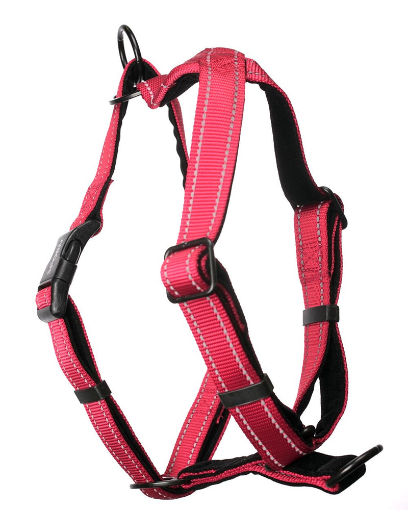 Dog Harness - Non-Pull No-Choke Humane Adjustable Reflective Dog Training Harness, Non Pulling Pet Harness, Easy Step-in Adjustable Harness for Control Small Black - BeesActive Australia