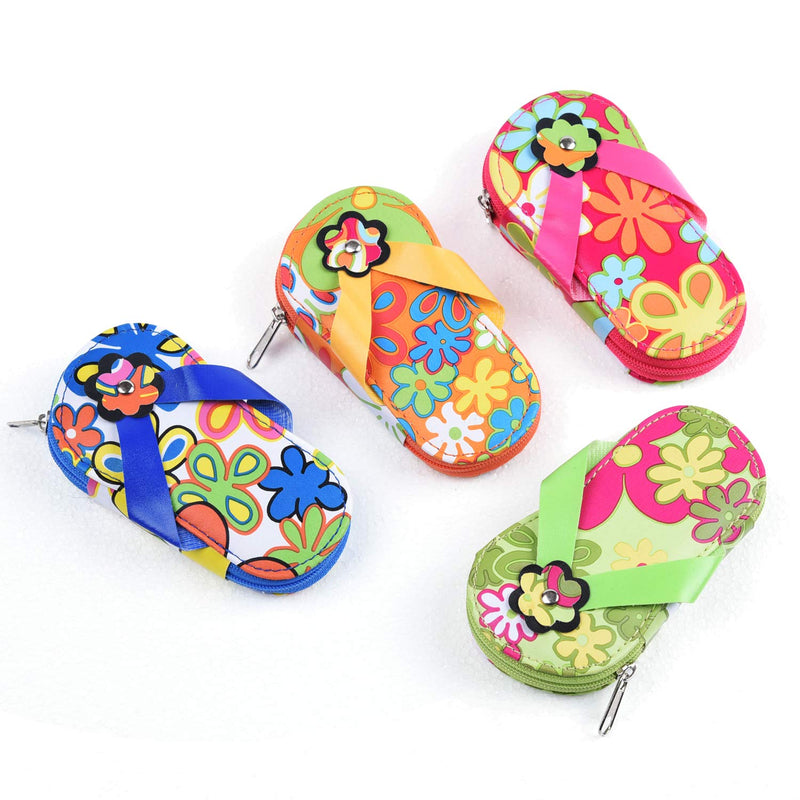 Spove Manicure Set Polka Dot Flip Flop Nail Clippers Sandal Floral Pedicure Set Pack of 4 sets - BeesActive Australia