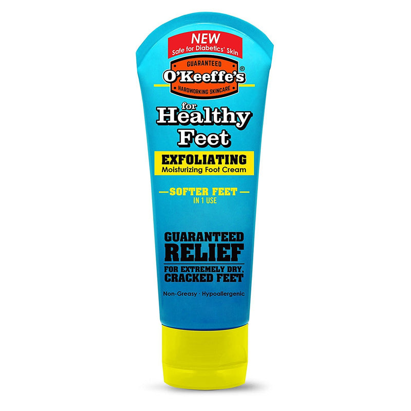 O'Keeffe's Healthy Feet, Exfoliating Foot Cream, 3 oz. Tube - 2 Pack - BeesActive Australia