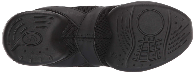 Skazz by Sansha Women's Dance Studio Exercise Sneakers Mesh Suede Air Cushion Caro P121m 10.5 Black - BeesActive Australia