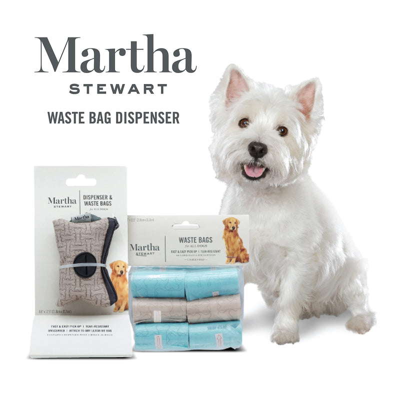 Martha Stewart for Pets Waste Bags for All Dogs - Pet Supplies, Dog Accessories - Unscented Doggie Bags, Dog Waste Bags - Dog Poop Bags, Pet Waste Bags, Dog Poop Bags for Dog Waste 60 Count - BeesActive Australia