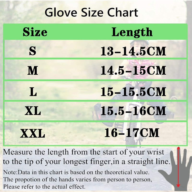 Cycling Gloves Kids Boys Girls Youth Full Finger Pair Bike Riding, Children Toddler Touch Screen Mountain Road Bicycle Warm Cold Weather Gel Padded, Color Blue Orange Medium - BeesActive Australia