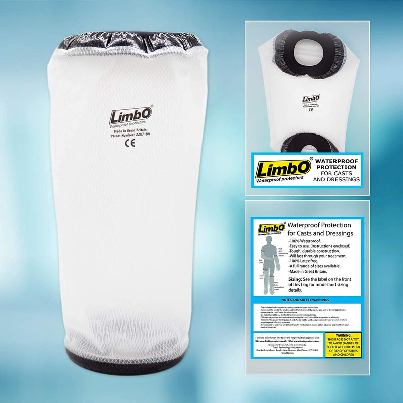 LimbO Waterproof Protectors Dressing Cover for Shower, Adult Knee M86, 39 to 54 cm Above Knee Circumference - BeesActive Australia
