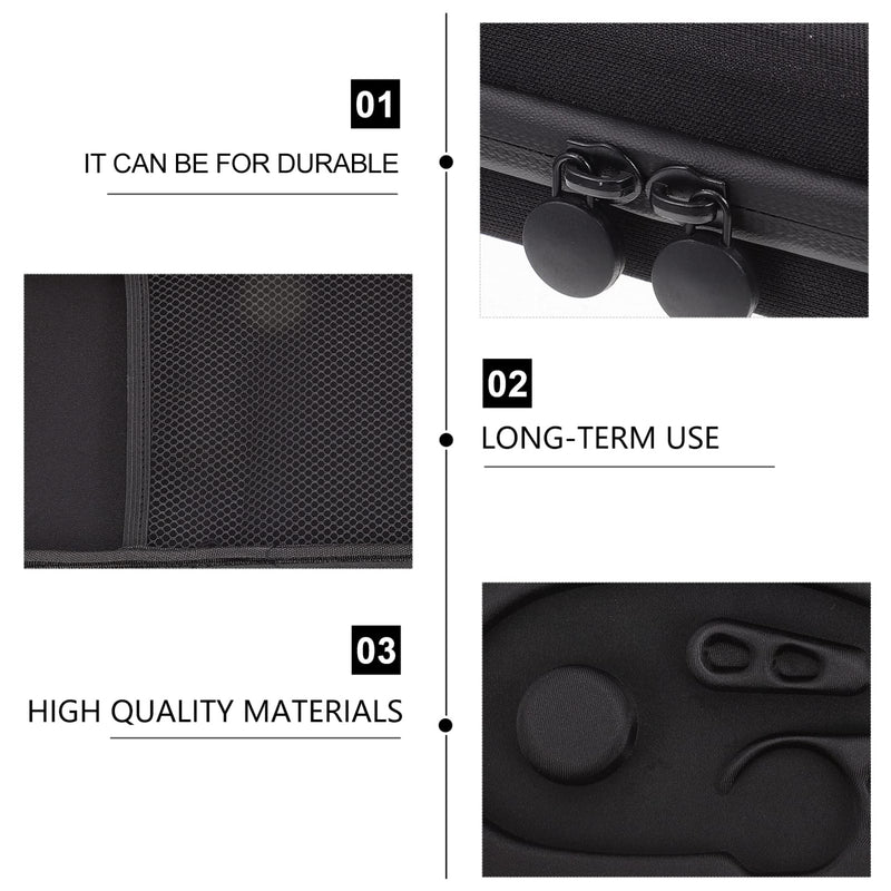 Hemoton Stethoscope Case Large Stethoscope Carrying Case with ID Slot Includes Mesh Pocket for Nurse Accessories (Black) Black small - BeesActive Australia
