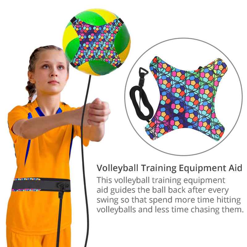 Tanice Volleyball Training Aids Soccer Trainer Solo Practice Trainer for Serving, Setting, Spiking & Arm Swing Multicolor - BeesActive Australia