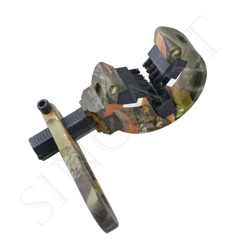 SinoArt Archery Acccessories Combo Set Archery Upgrade, 5 Pin Bow Sight with Level and Light, Arrow Rest, Stabilizer, Sling, Peep for Compound Bow and Recurve Bow Camo - BeesActive Australia