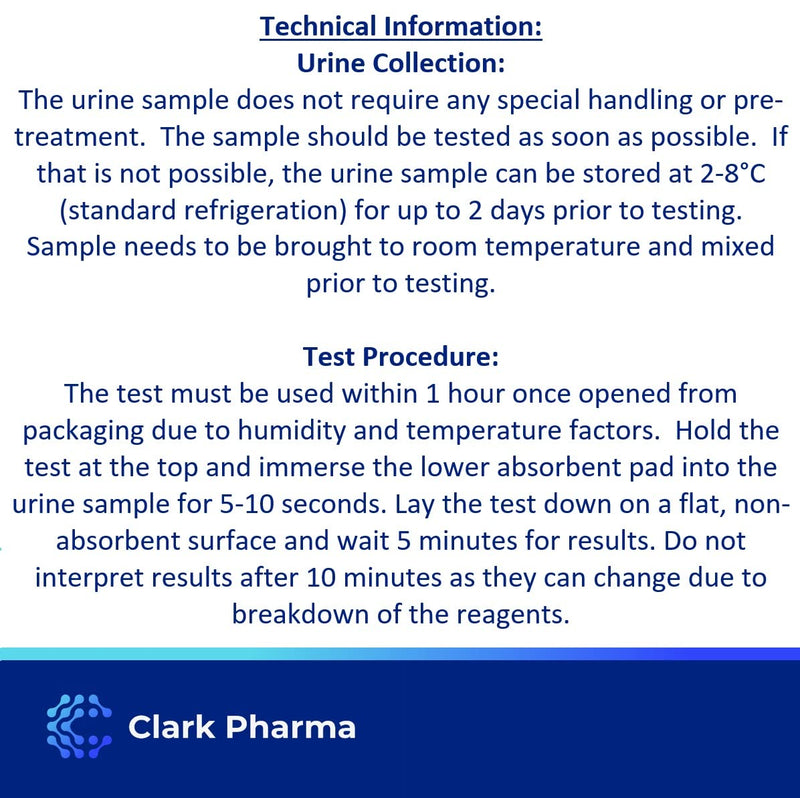 10 x Cannabis Drug Test Strips | Tests Urine for Cannabis | Home Drug Instant Testing Kit - BeesActive Australia