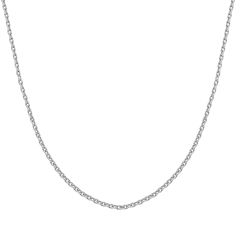 Sterling Silver Chain Necklace for Women Cable 1mm Tarnish Resistant Responsibly Sourced - Non-Migrating Clasp Design - Sterling Silver Chain Necklace - Italian Made in Italy - Quality Durable Sturdy 1mm Chain for Women - Quality Gift Box - 925 Sterlin... - BeesActive Australia