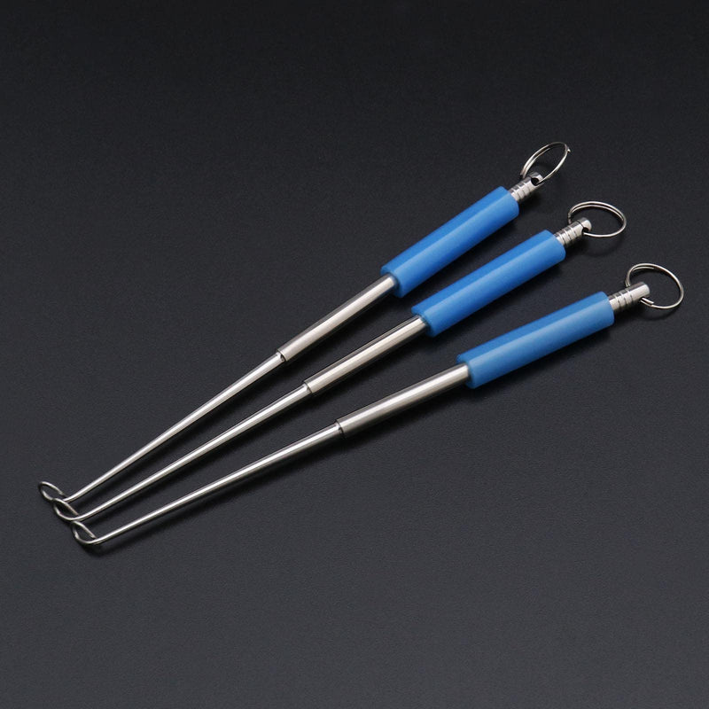 5PCS Fishing Unhooking Disgorger Stainless Steel Portable Fishing Hook Remover Hook Detacher Hook Extractor Fishing Accessories - BeesActive Australia