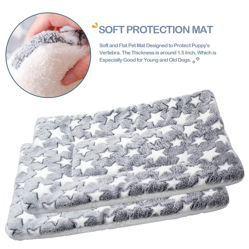 Kimpets Soft Flannel Thickened Pet Soft Fleece Pad Pet Bed Mat for Puppy Dog Cat Sofa Cushion Home Rug Keep Warm Sleeping Cover Large - BeesActive Australia