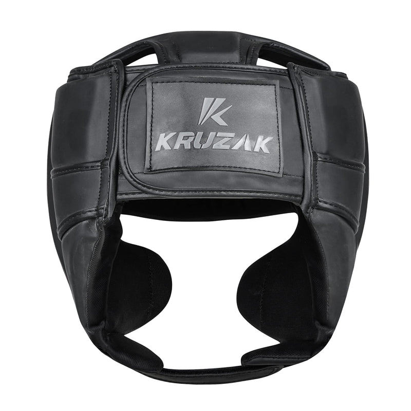 Kruzak Boxing Headgear for Men Black Matte Matte Black Small-Medium - BeesActive Australia