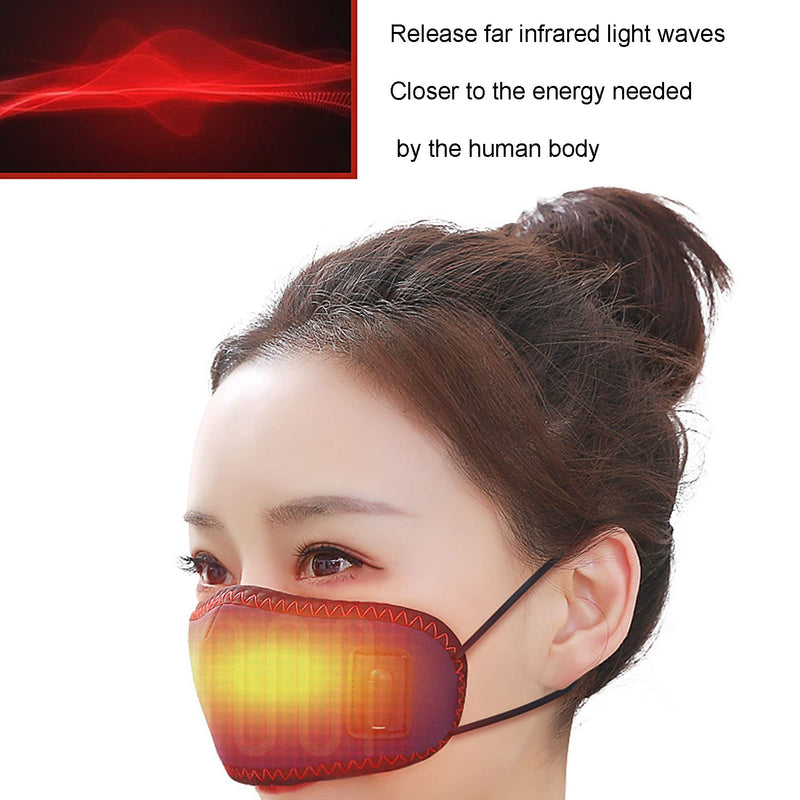 Fyearfly Heated Nose Cover, Nose Warmer Hot Compress 3 Gears Timing Prevent Snoring Allergic Washable Nose Heating Cover - BeesActive Australia