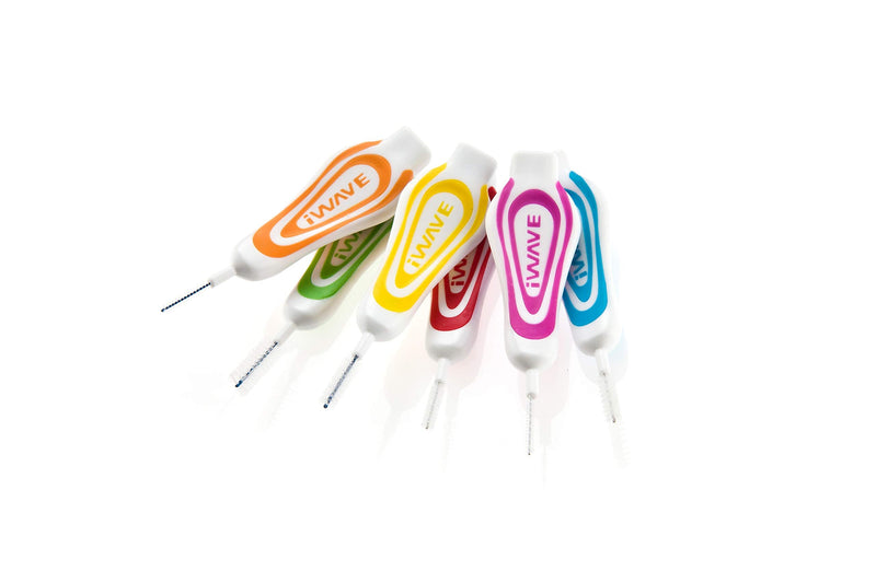 iWAVE® Interdental Brushes, Red, 2 ISO x 0.5mm, 5 Count. Developed in Association with Swiss Dental Specialists. - BeesActive Australia