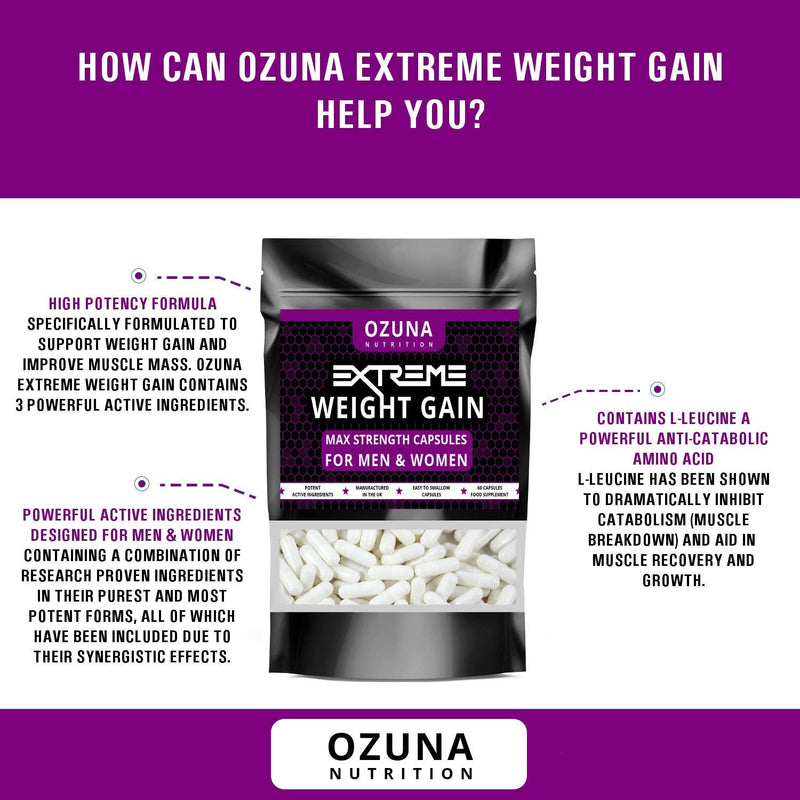 Extreme Weight Gain Anabolic & APT Appetite Enhancer Stimulant Bundle Strongest Available, Quick Weight & Muscle Growth Pills, Made in The UK - BeesActive Australia