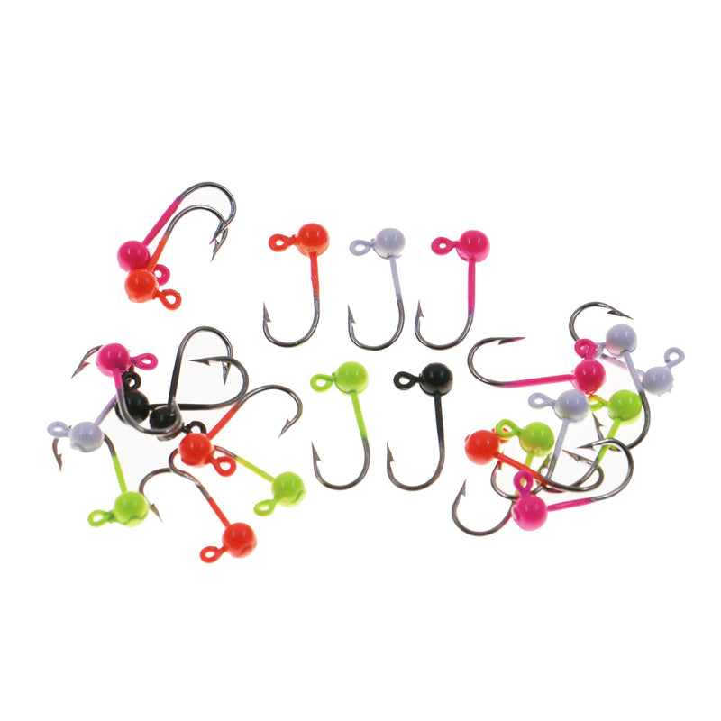Temorah Fly Tying Jig Heads Assorted 1/16 OZ 50PCS - BeesActive Australia
