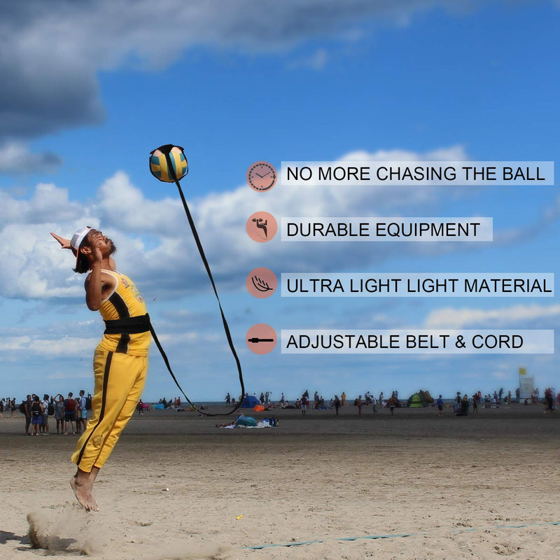 BFVV Volleyball Training Equipment Aid- Solo Practice for Serving and Arm Swings Trainer 10 Finger Protection Included Gifts for Daughter, Volleyball Players, Sister, Friend - BeesActive Australia