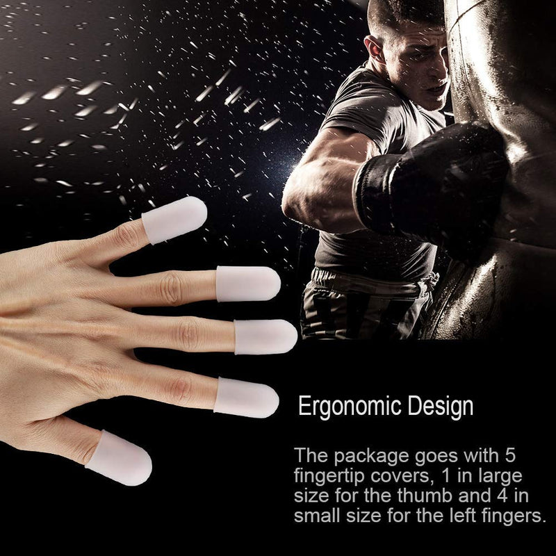 5pcs Silicone Finger Protector Thumbs Cover Fingertip Gloves Finger Cracking for Heat Cooking Baking Barbecue - BeesActive Australia