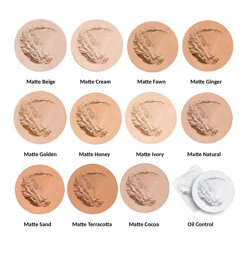 Jolie Shine Absorbing Oil Free Pressed Powder - Matte Finish (Matte Ivory) Matte Ivory - BeesActive Australia