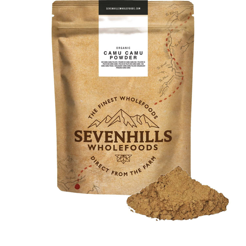 Sevenhills Wholefoods Organic Camu Camu Fruit Powder 250g, Natural Vitamin C 250 g (Pack of 1) - BeesActive Australia