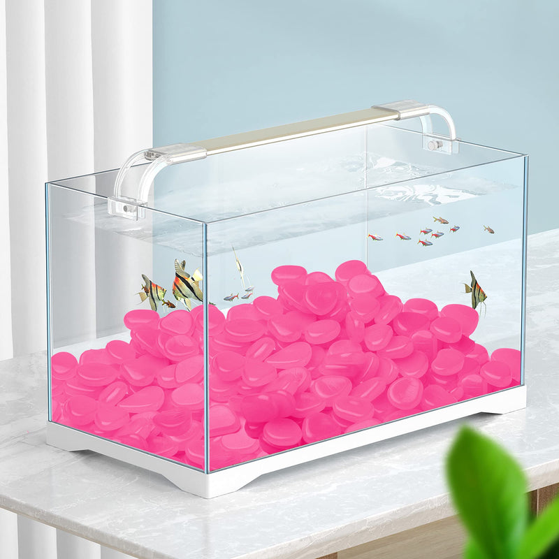 Kaiyuan Dynasty Glow in The Dark Rocks 300Pcs Pink Glow Stones, Glowing Rocks for Fish Tankns 300 - BeesActive Australia